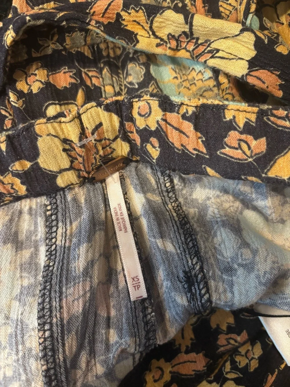 Free People Bali Sultry Boho Flare Pants NWOT